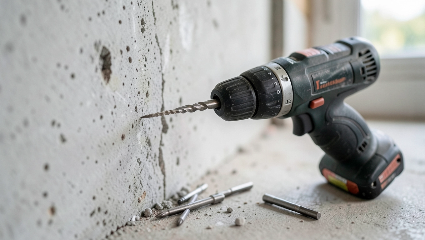 czy wiertarko wkrętarka można wiercić w ścianie