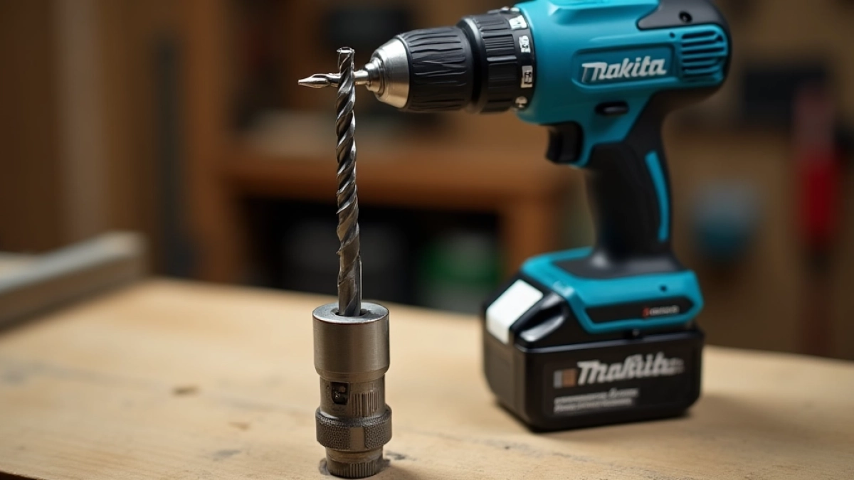 Jak włożyć wiertło do wkrętarki Makita