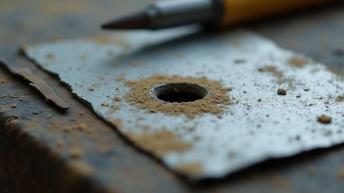 Jak załatać dziury po wkrętach w blasze