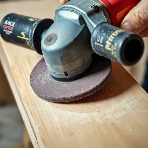 Jak szlifować drewno szlifierką kątową