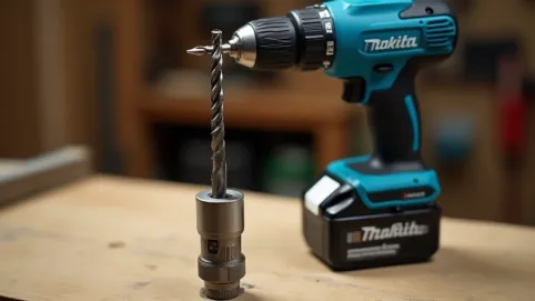 Jak włożyć wiertło do wkrętarki Makita