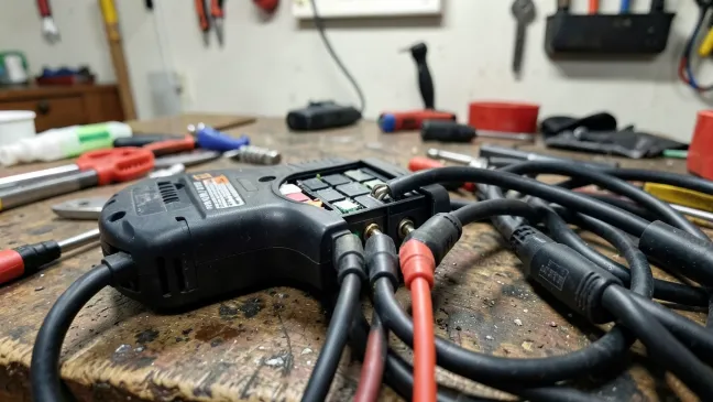 ładowanie baterii wkrętarki prostownikiem