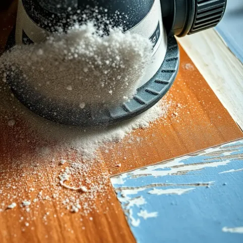 Szlifierka do usuwania farby z drewna